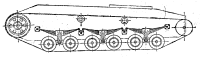 Схема подвески танка «2592»