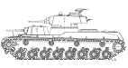 Тяжелый танк СМК. При печати 300 dpi  М1:35