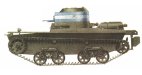 Танк Т-38 в типовой окраске финских частей