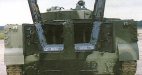 БМП-3. Вид на корму с открытыми десантными люками
