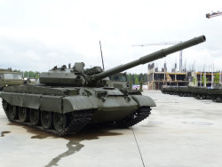 Т-62М в парке Патриот. Вариант без установки системы 902Б
