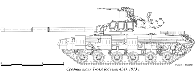 Объект 434, 1973 г.