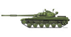 Средний танк Т-64Р в стандартной окраске защитного цвета © Alex Lee