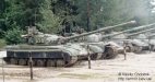 Танки Т-64А различных годов выпуска на танкодроме уч. центра "Десна", 2000 г.