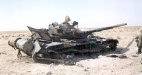 Подбитый Т-72М