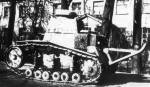 Танк Т-16 во дворе завода "Большевик". Весна 1927 г.