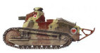  Танк FT-17 из состава 304-й американской танковой бригады. Западный фронт, Варен. 12 октября 1918 года. Танк принадлежит 2-му взводу 1-й роты 344-го танкового батальона. Белая цифра 5 на башне обозначает номер машины во взводе.