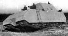 Маус тип 205/1 во время испытаний на полигоне Беблинген, январь-февраль 1944 г.