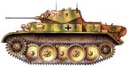 Pz.II Ausf.L "Luchs" 4-й разведывательный батальон 4-й танковой дивизии, Восточный фронт, лето 1944 года