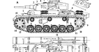 Чертежи танка Pz Kpfw III (печатать при 300dpi)