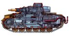Компоновка среднего танка Pz III Ausf M