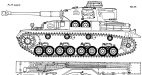 Pz.IV Ausf.G. При печати 300 dpi М 1:35