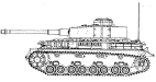 Pz.IV Ausf.H. При печати 300 dpi М 1:50