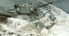 Т-34 преодолевает водную преграду. 40-е гг.