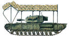 Инженерный танк Черчилль AVRE с фашинами