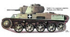 Лёгкий танк Toldi I. 2-я танковая дивизия. Польша, лето 1944