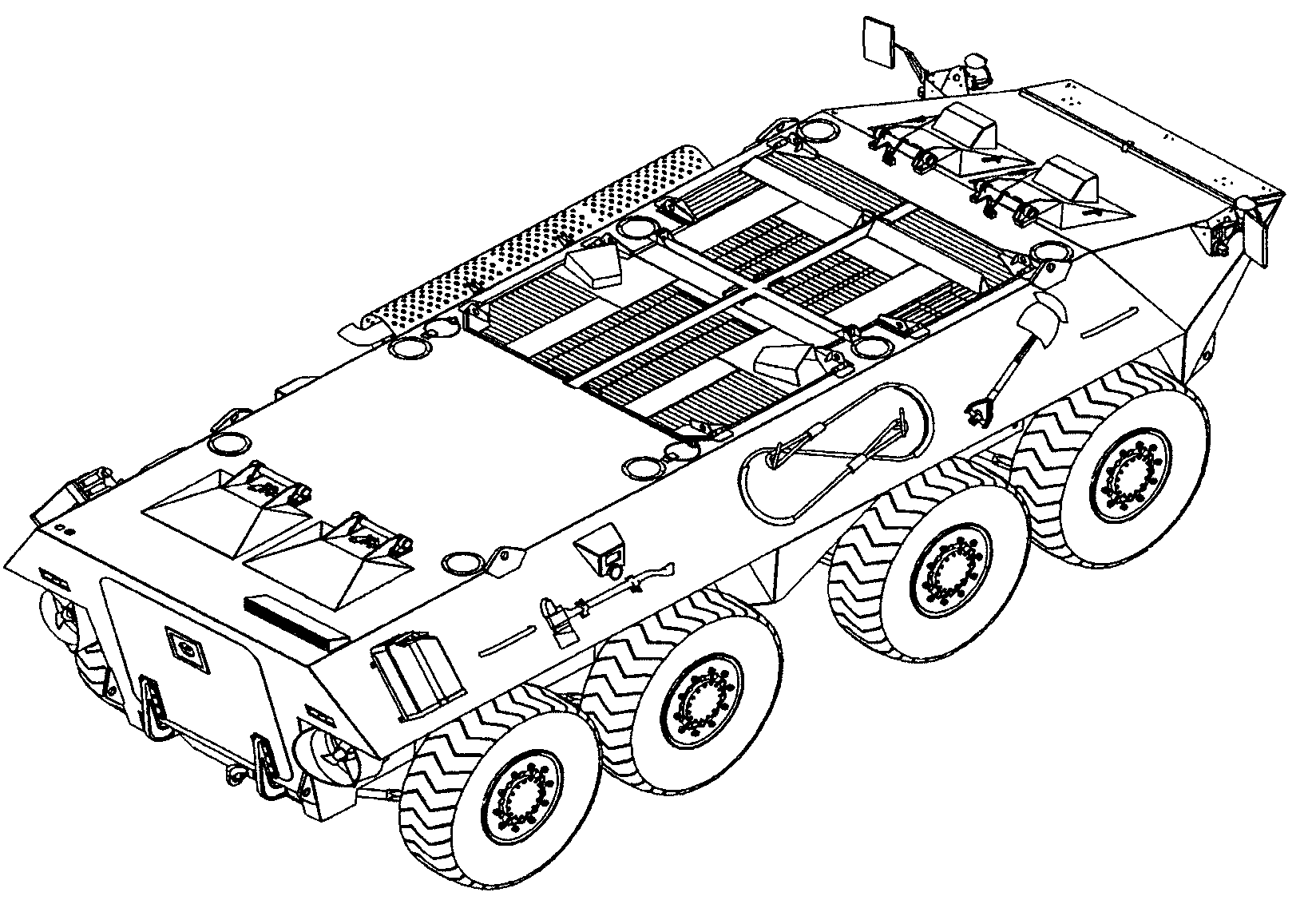БТР 80 боевой раскраска