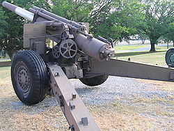 114-мм пушка M1 в Музее полевой артиллерии Армии США, Форт Силл, Оклахома