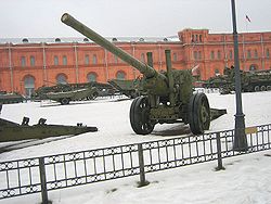 122-мм пушка образца 1931 года в Артиллерийском музее, Санкт-Петербург